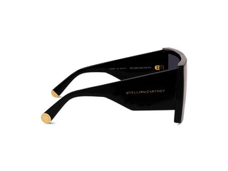 Stella Mccartney Runway Sc40083i Women Black Shield Sunglasses