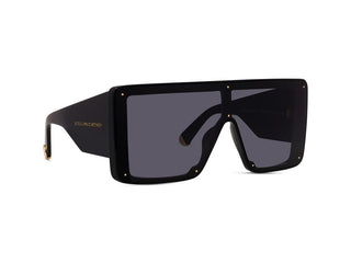 Stella Mccartney Runway Sc40083i Women Black Shield Sunglasses