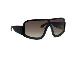 STELLA MCCARTNEY Runway SC40090U women Brown Shield Sunglasses