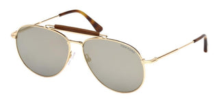 Tom Ford SEAN FT 0536 unisex Rose gold Pilot Sunglasses