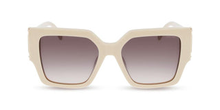 Police Secret 1 Splr21 Women White Squared Sunglasses