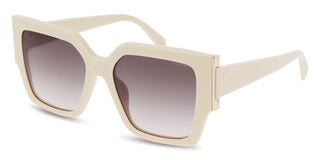 Police Secret 1 Splr21 Women White Squared Sunglasses