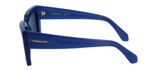 Salvatore Ferragamo Sf1108s Unisex Blue Squared Sunglasses