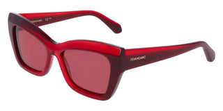 Salvatore Ferragamo Sf2065s Women Red Butterfly Sunglasses