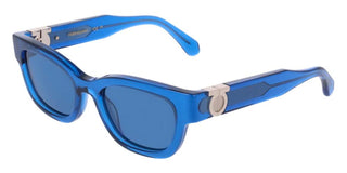 Salvatore Ferragamo Sf2067s Women Blue Rectangle Sunglasses