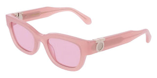 Salvatore Ferragamo Sf2067s Women Pink Rectangle Sunglasses