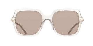 Salvatore Ferragamo Sf2076s Women Transparent Squared Sunglasses