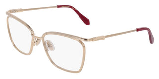 Salvatore Ferragamo Sf2235 Women Gold Geometric Eyeglasses