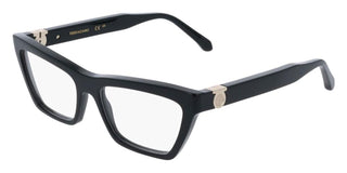 Salvatore Ferragamo Sf3021 Women Black Cat Eye Eyeglasses
