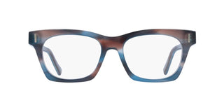 Salvatore Ferragamo Sf3025 Women Blue Squared Eyeglasses