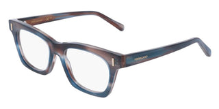 Salvatore Ferragamo Sf3025 Women Blue Squared Eyeglasses