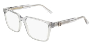 Salvatore Ferragamo Sf3028e Men Transparent Squared Eyeglasses