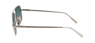 Salvatore Ferragamo Sf313s Unisex Gold Geometric Sunglasses