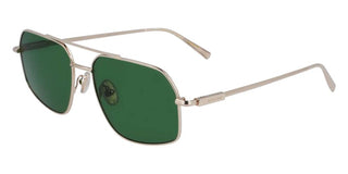 Salvatore Ferragamo Sf313s Unisex Gold Geometric Sunglasses