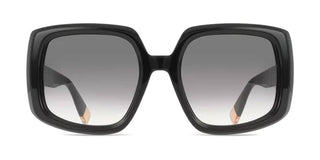 Furla Sfu709 Unisex Black Squared Sunglasses