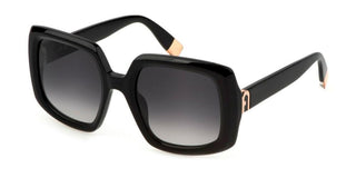Furla Sfu709 Unisex Black Squared Sunglasses