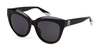 Furla SFU780 unisex Black Cat Eye Sunglasses