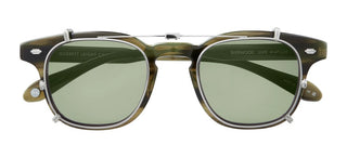 GARRETT LEIGHT SHERWOOD CLIP unisex Silver Eyeglasses