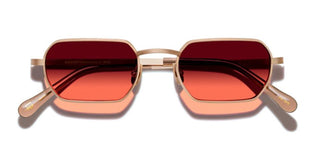 Moscot SHMOOZ SUN unisex Rose gold Rectangle Sunglasses