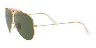 Ray-Ban SHOOTER RB 3138 unisex Gold Pilot Sunglasses