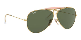 Ray-Ban SHOOTER RB 3138 unisex Gold Pilot Sunglasses