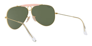 Ray-Ban SHOOTER RB 3138 unisex Gold Pilot Sunglasses