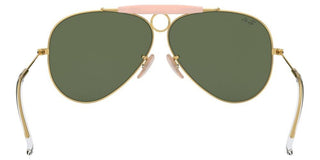 Ray-Ban SHOOTER RB 3138 unisex Gold Pilot Sunglasses