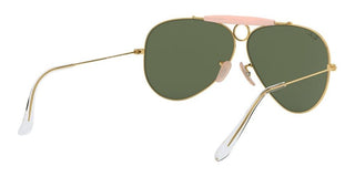 Ray-Ban SHOOTER RB 3138 unisex Gold Pilot Sunglasses