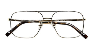 Moscot Shtarker Men Gold Geometric Eyeglasses