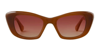 GARRETT LEIGHT SIERRA SUN unisex Brown Cat Eye Sunglasses