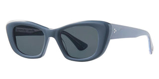 GARRETT LEIGHT SIERRA SUN unisex Blue Cat Eye Sunglasses