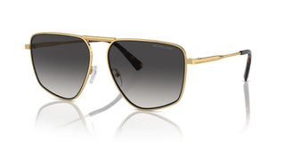 Michael Kors Silverton Mk 1153 Men Gold Geometric Sunglasses