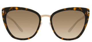Tom Ford SIMONA FT 0717 unisex Havana Cat Eye Sunglasses