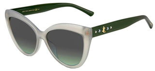 Jimmy Choo SINNIE/G/S women Green Cat Eye Sunglasses