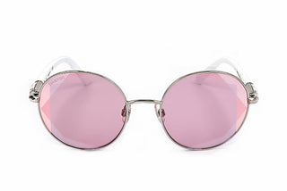 Swarovski Sk0260 Unisex Silver Round Sunglasses