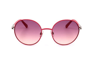 Swarovski Sk0260 Unisex Pink Round Sunglasses