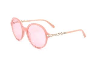 Swarovski Sk0264 Women Pink Round Sunglasses
