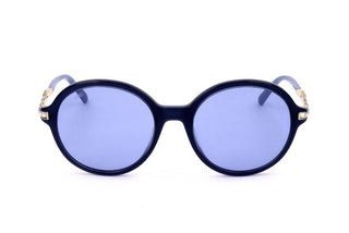 Swarovski Sk0264 Women Blue Round Sunglasses
