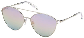 Swarovski SK0286 women Silver Pilot Sunglasses