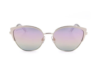 Swarovski Sk0318 Women Silver Cat Eye Sunglasses