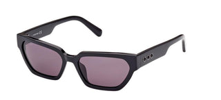 Swarovski Sk0348 Unisex Black Geometric Sunglasses