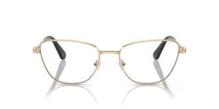 Swarovski Sk1018 Women Gold Squared Eyeglasses