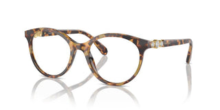 Swarovski Sk2019 Women Havana Round Eyeglasses