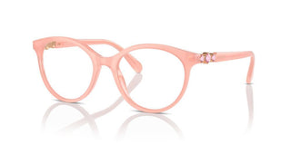 Swarovski Sk2019 Women Pink Round Eyeglasses