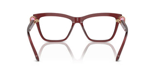 Swarovski Sk2021 Women Red Squared Eyeglasses