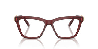 Swarovski Sk2021 Women Red Squared Eyeglasses