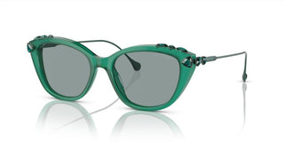 Swarovski SK6010 women Green Cat Eye Sunglasses