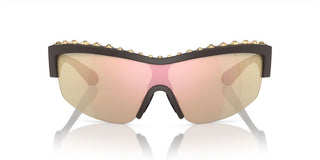 Swarovski SK6014 women Brown Squared Sunglasses