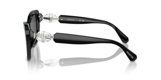 Swarovski Sk6018 Women Black Cat Eye Sunglasses