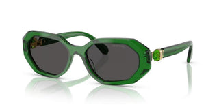 Swarovski SK6028 women Green Squared Sunglasses